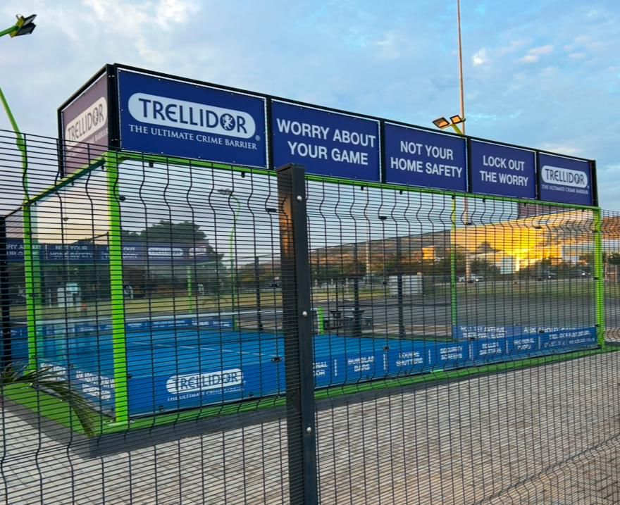 Trellidor paddle court signage